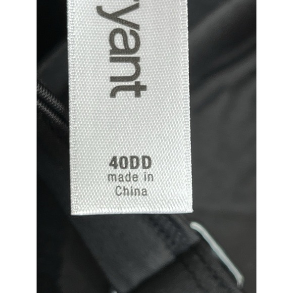 Lane Bryant‎ Tankini Swim Top Black size 40 DD - Picture 7 of 8